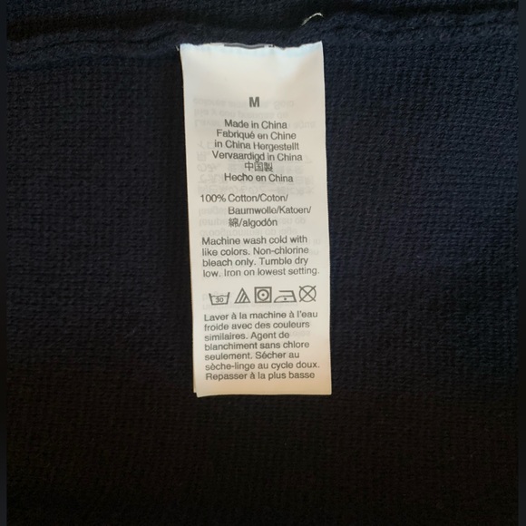 J-Crew Factory Navy Blue Cardigan - Picture 4 of 4